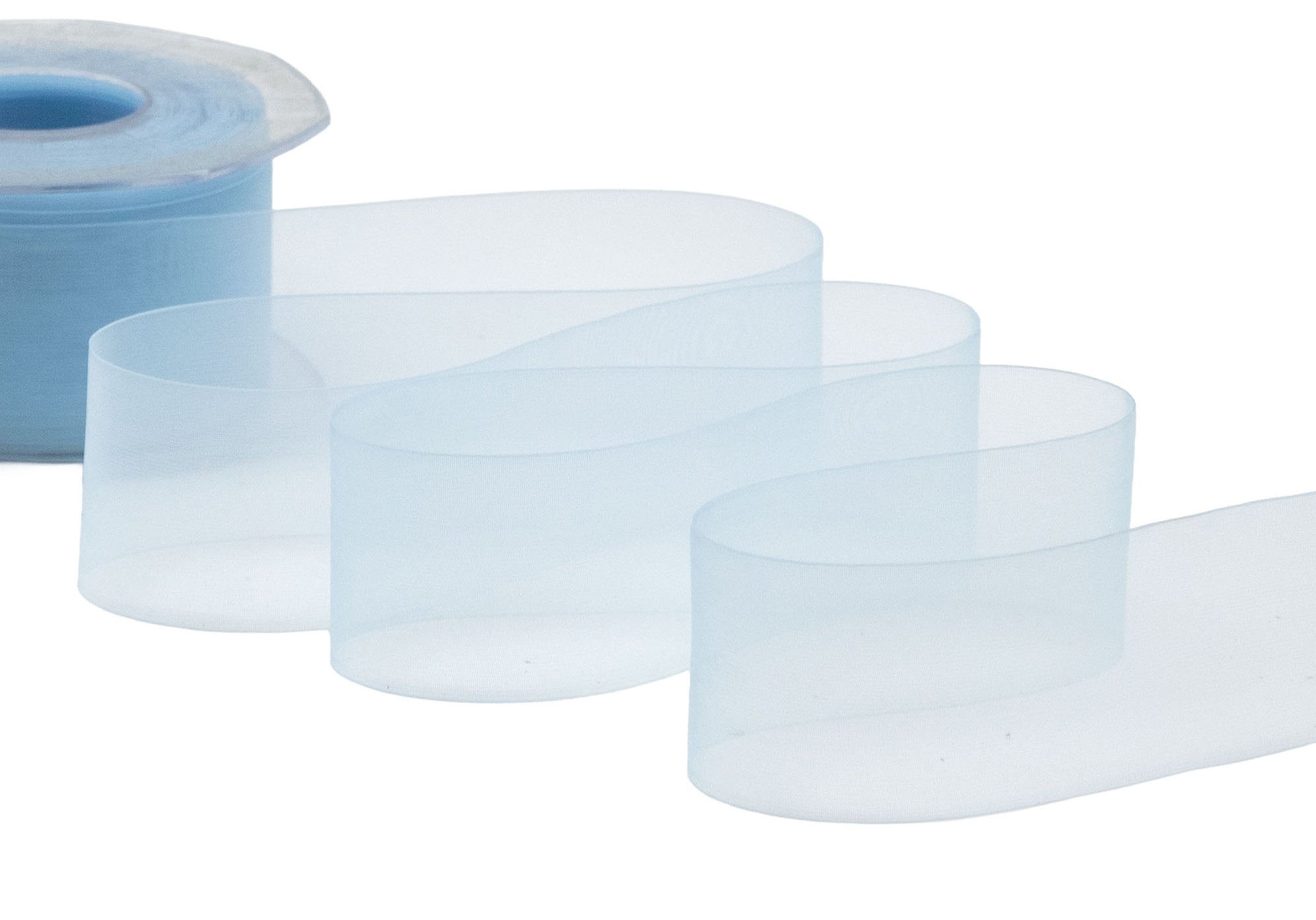 organza opaca 45 mm azzurro baby