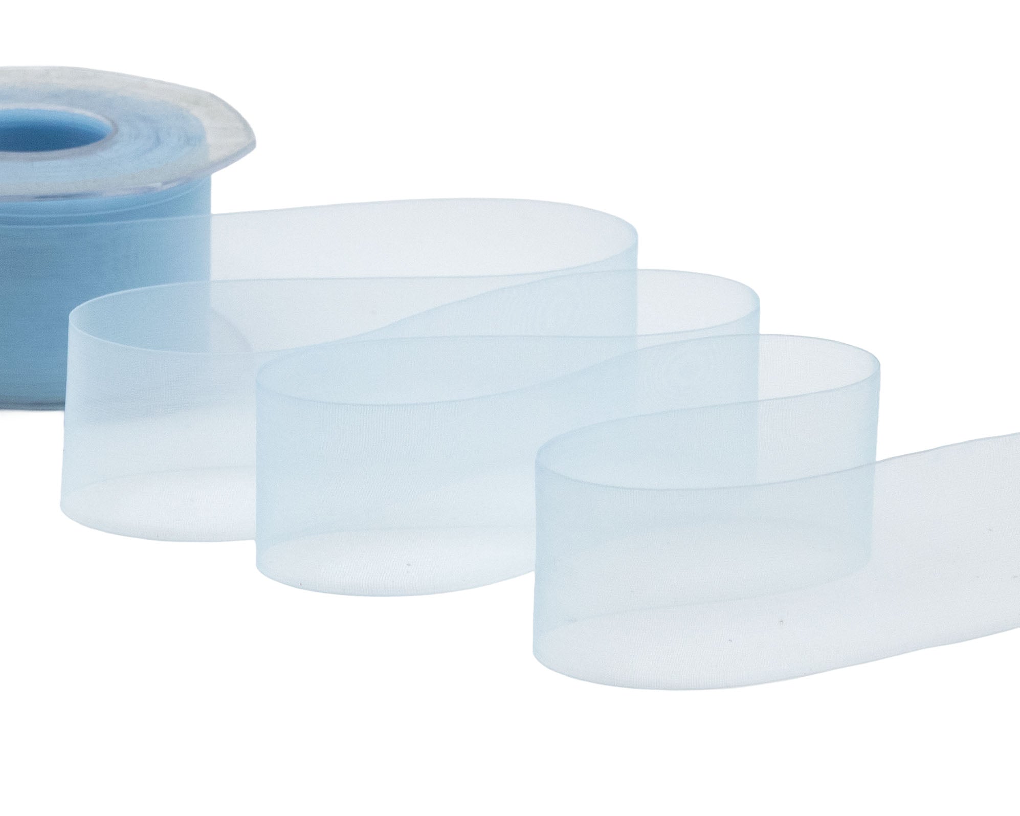organza opaca 45 mm azzurro baby