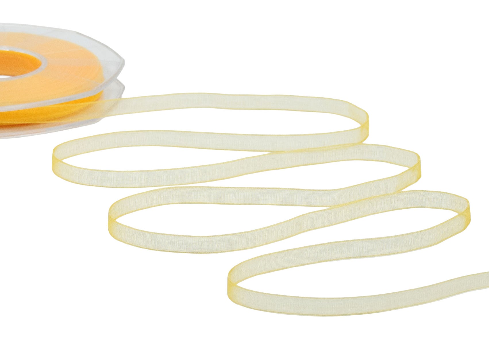 organza 7 mm giallo sole
