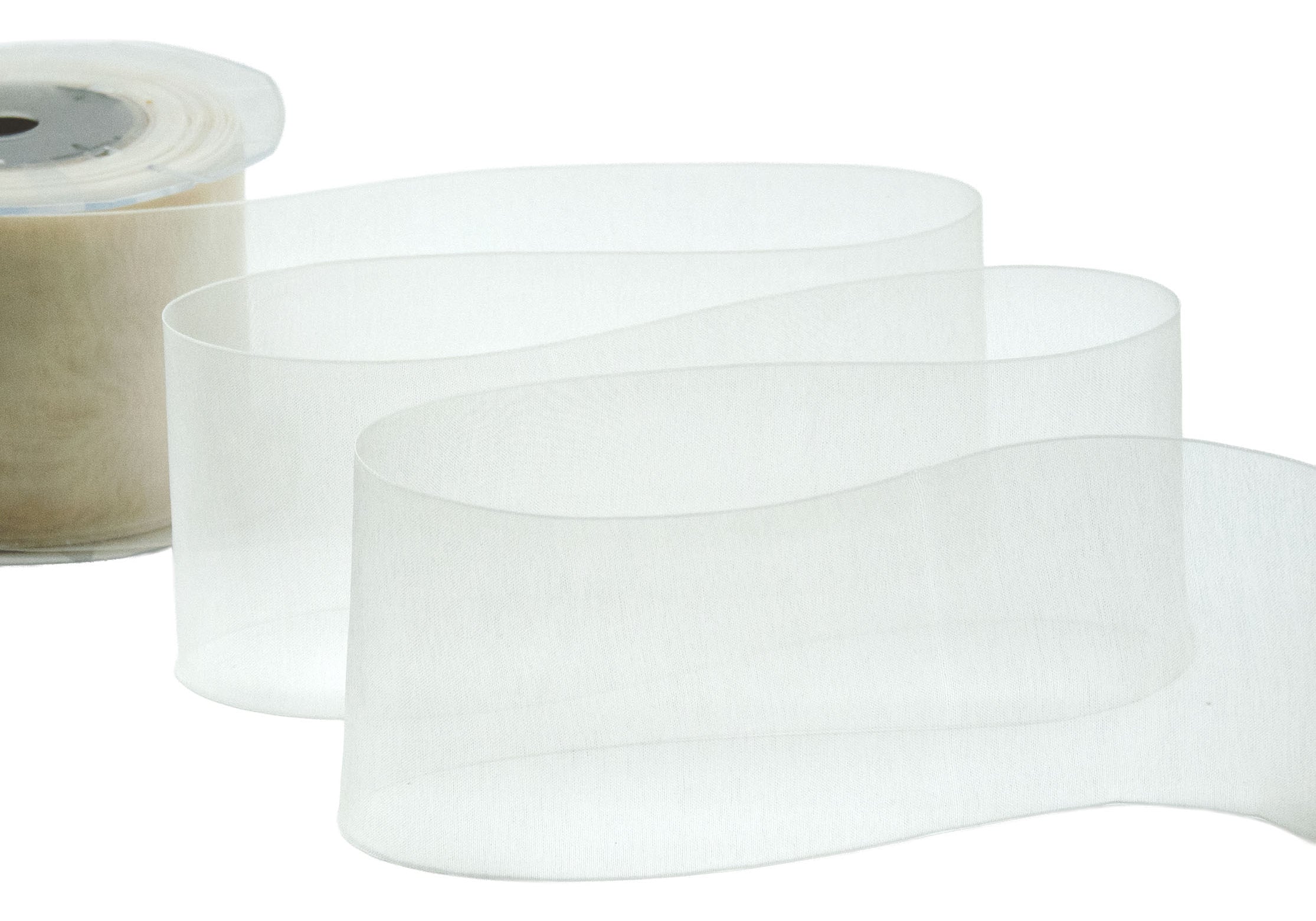 organza 70 mm avorio