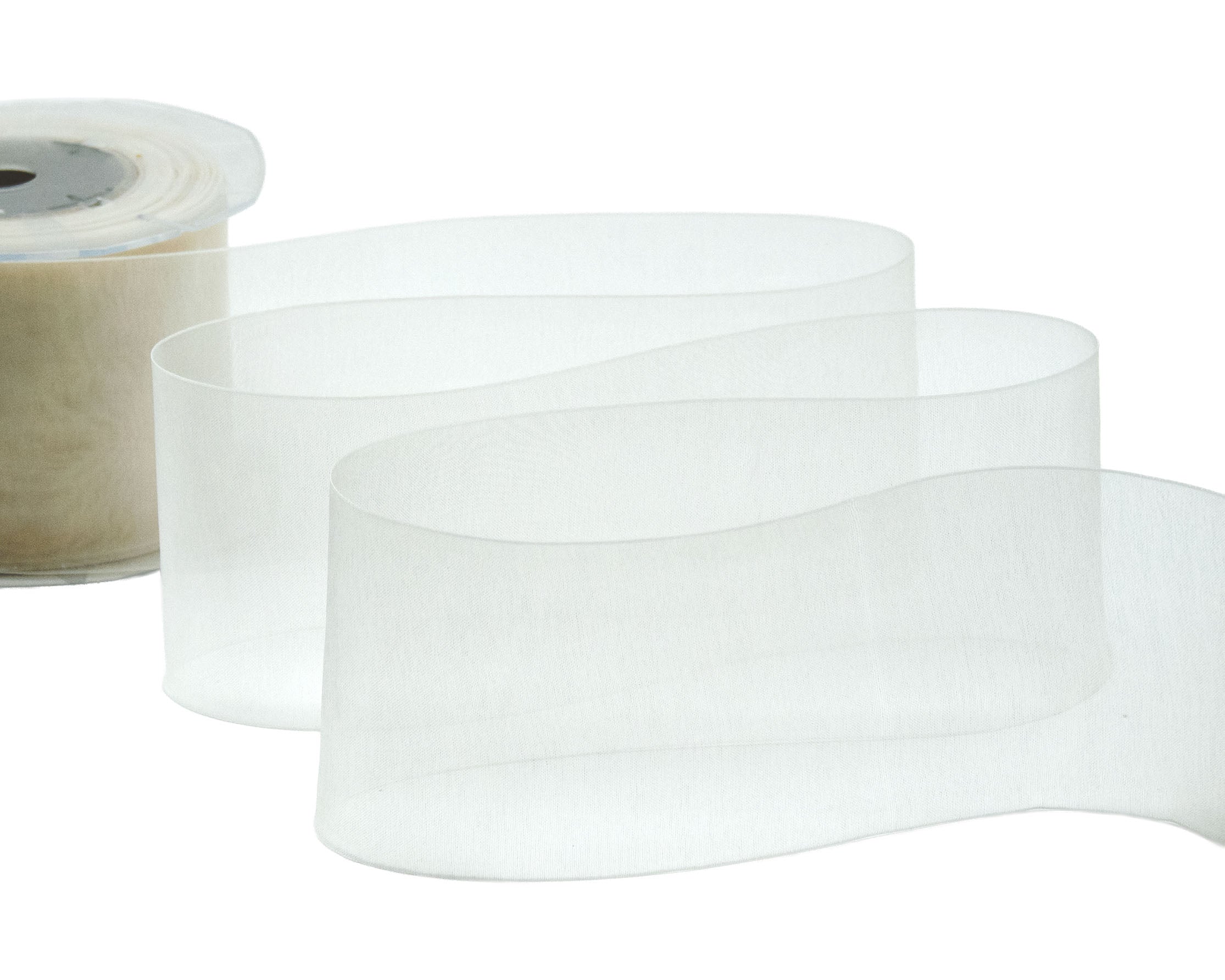 organza 70 mm avorio