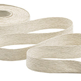 carta intrecciata 25 mm bianco naturale