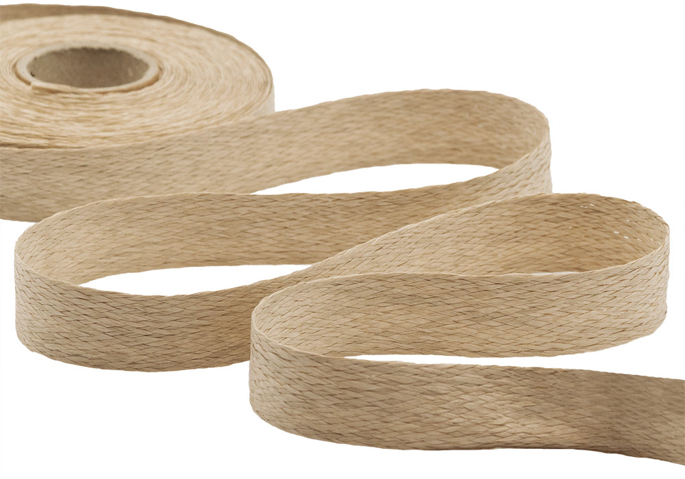 carta intrecciata 25 mm beige