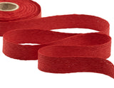 carta intrecciata 25 mm rosso