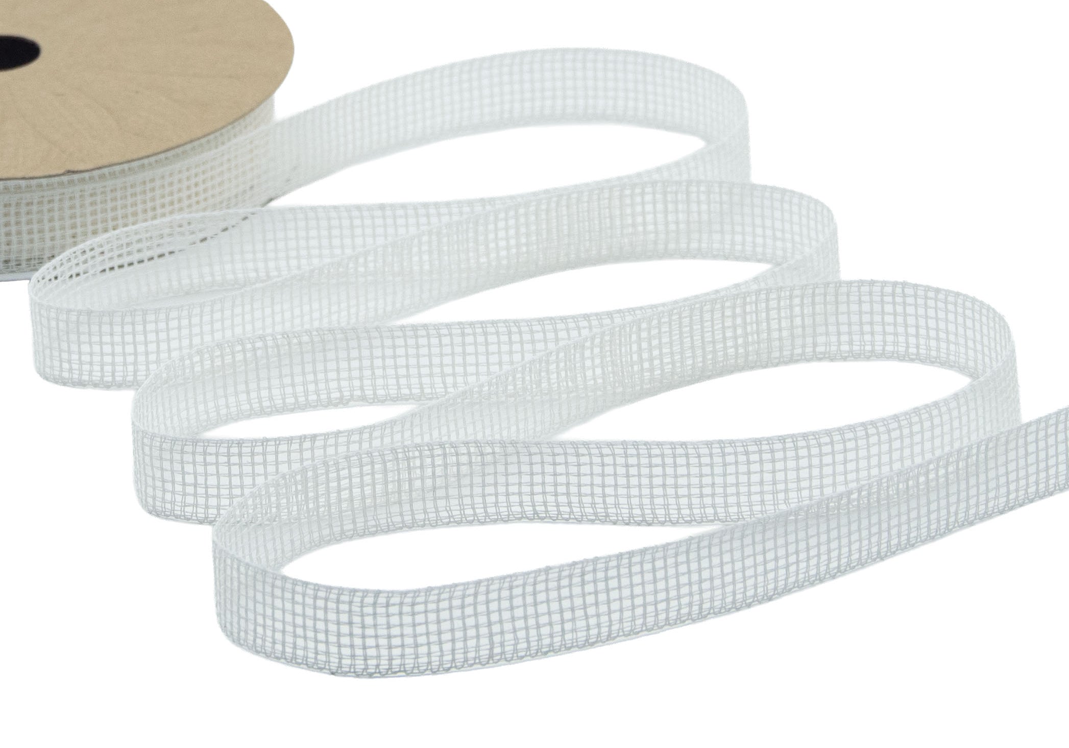 garza di carta 15 mm bianco naturale