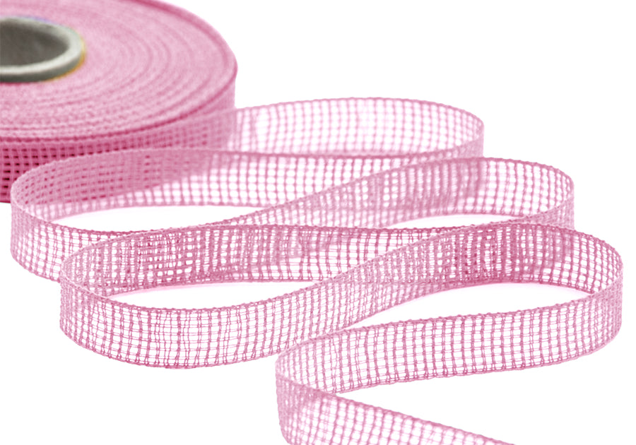 garza di carta 15 mm rosa baby