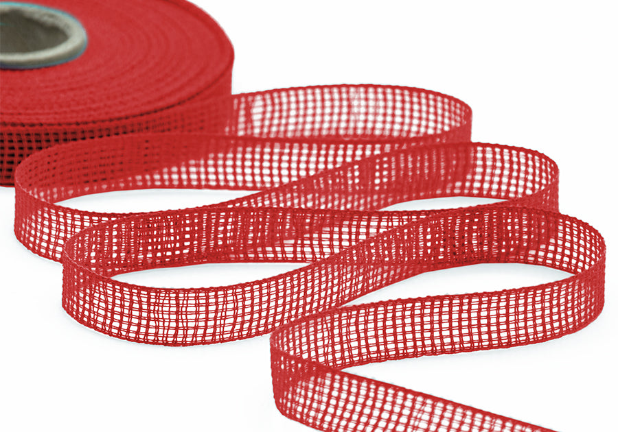 garza di carta 15 mm rosso
