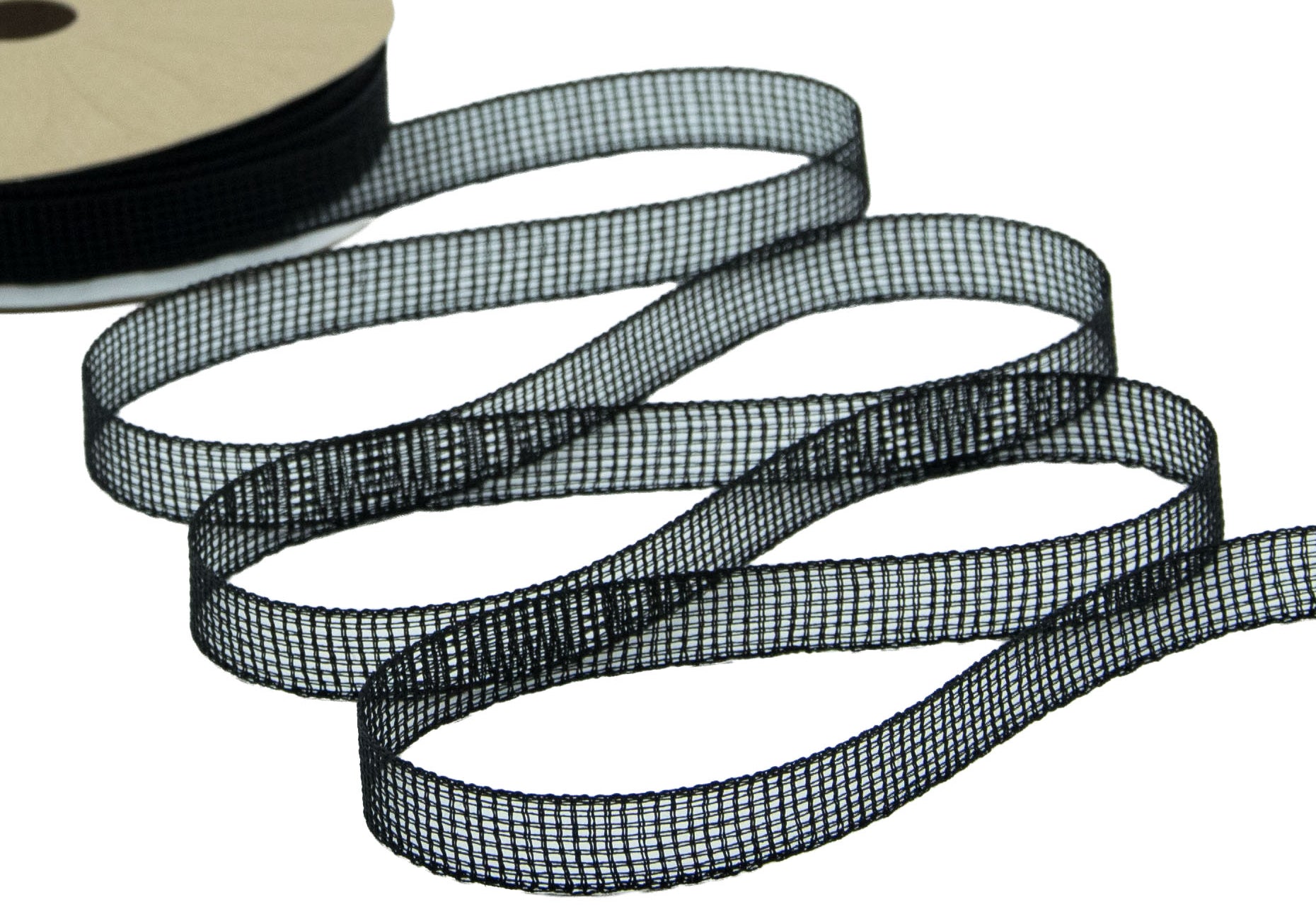 garza di carta 15 mm nero