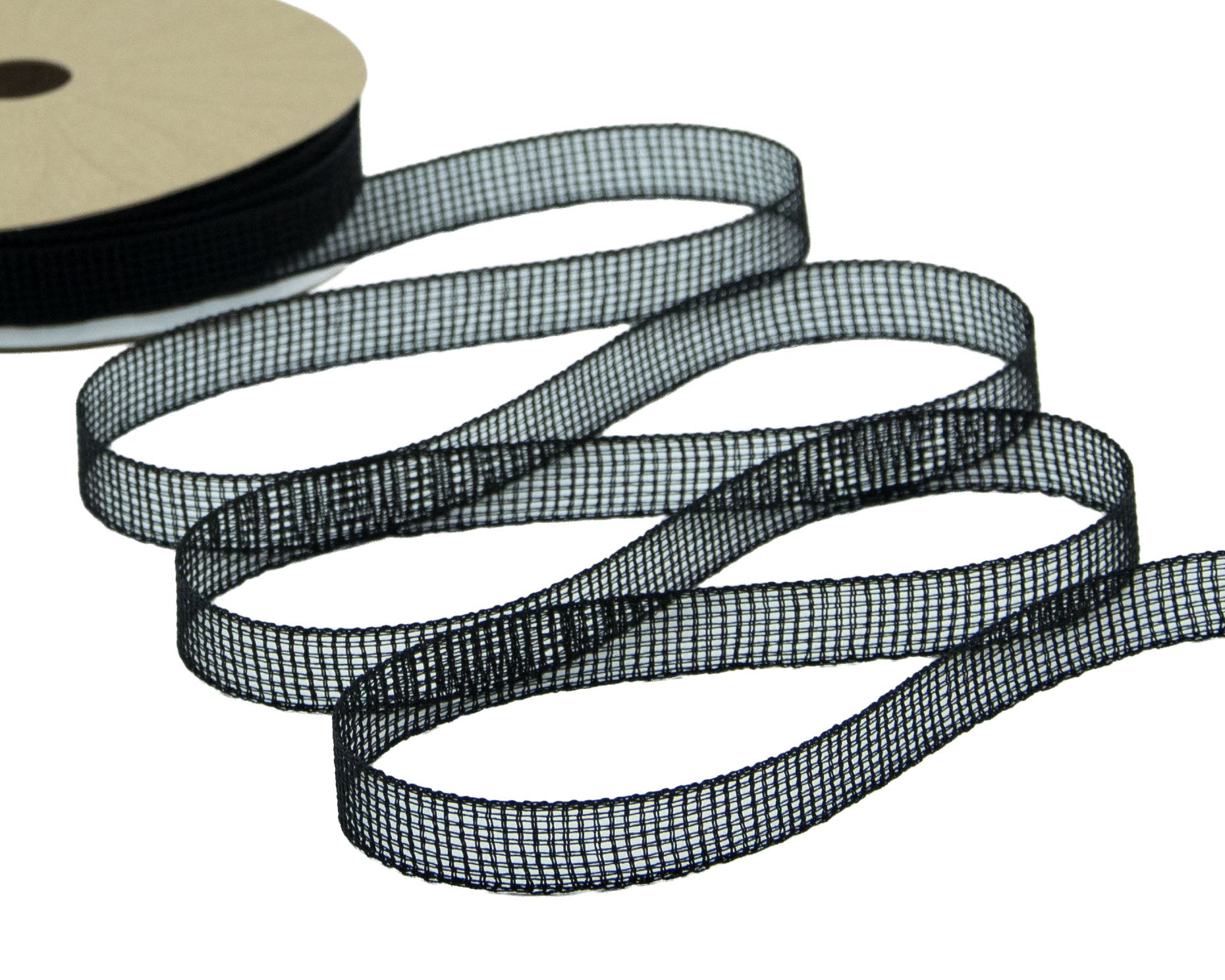 garza di carta 15 mm nero