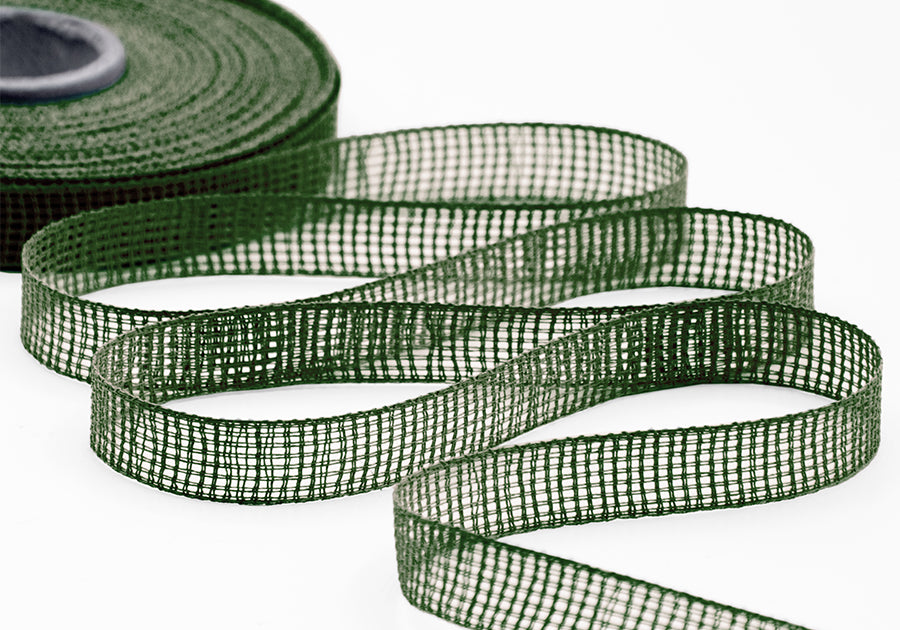 garza di carta 15 mm verde inglese