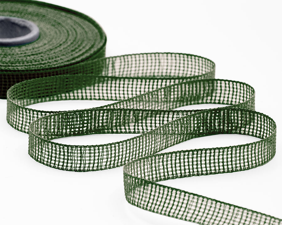 garza di carta 15 mm verde inglese