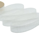 garza di carta 25 mm bianco naturale
