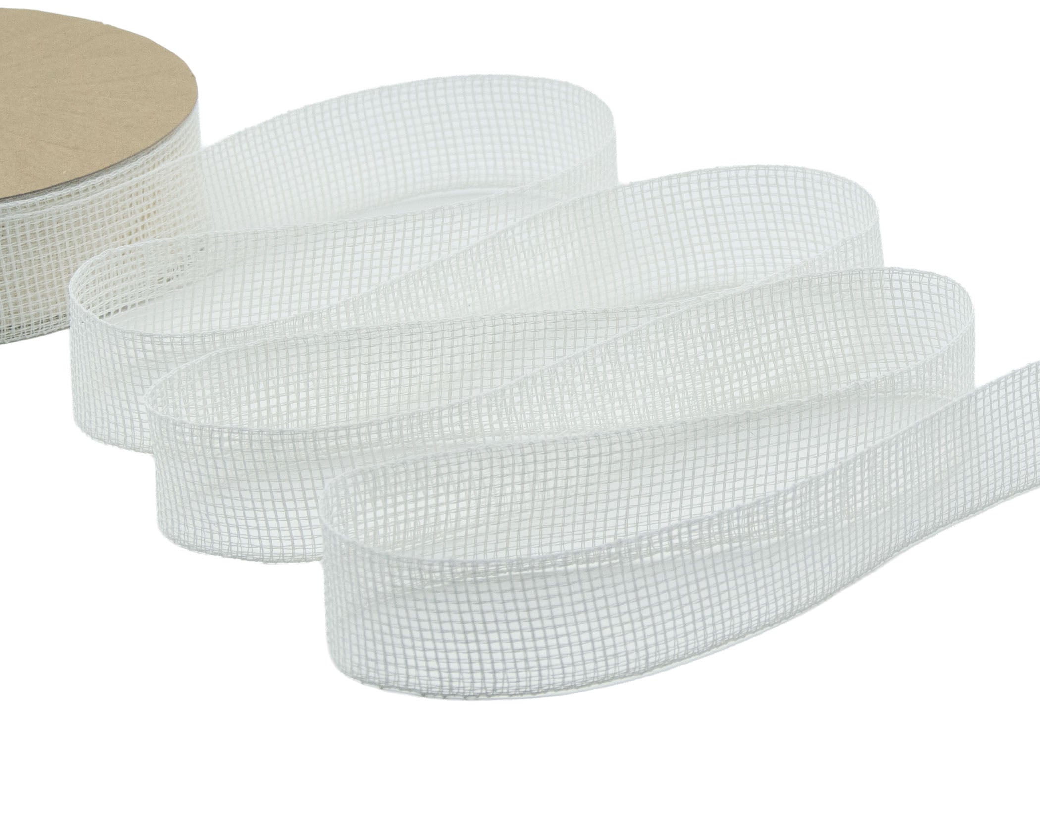 garza di carta 25 mm bianco naturale