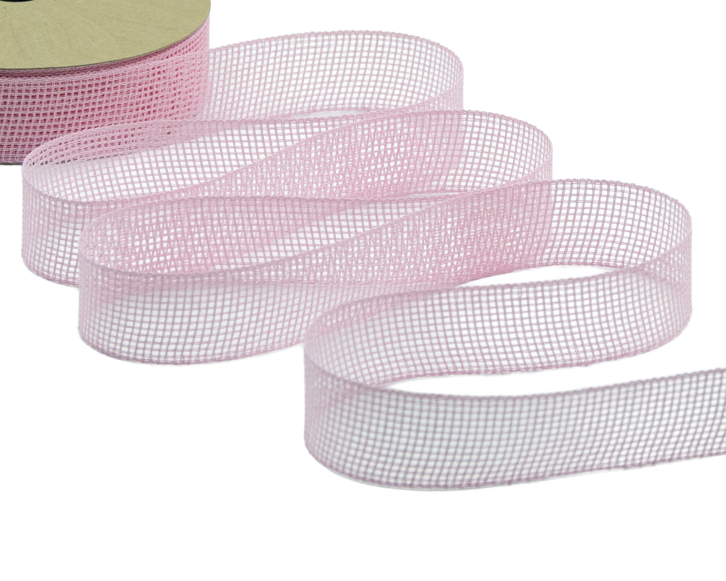 garza di carta 25 mm rosa baby