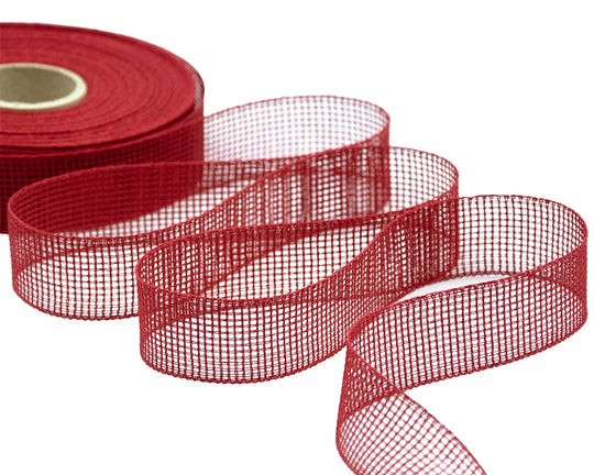 garza di carta 25 mm rosso