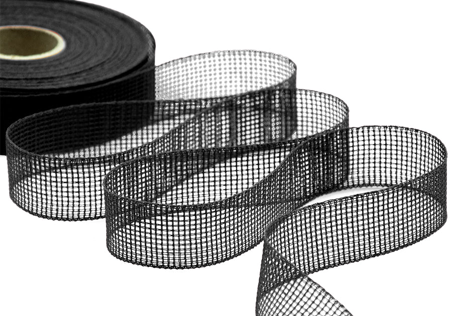 garza di carta 25 mm nero