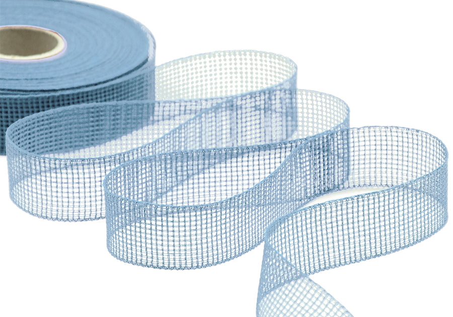garza di carta 25 mm azzurro baby