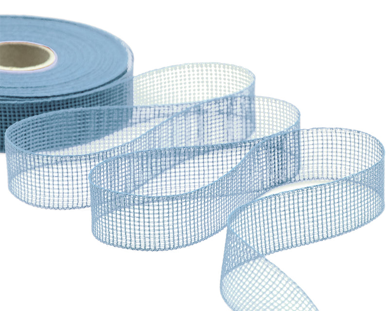 garza di carta 25 mm azzurro baby