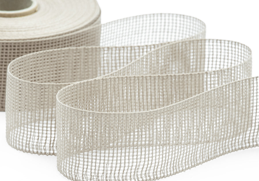 garza di carta 40 mm bianco naturale