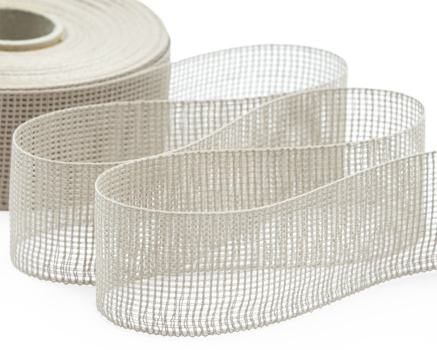 garza di carta 40 mm bianco naturale