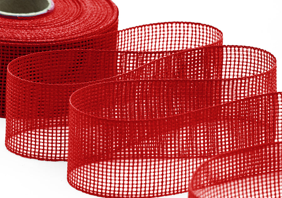 garza di carta 40 mm rosso