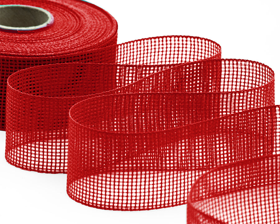 garza di carta 40 mm rosso