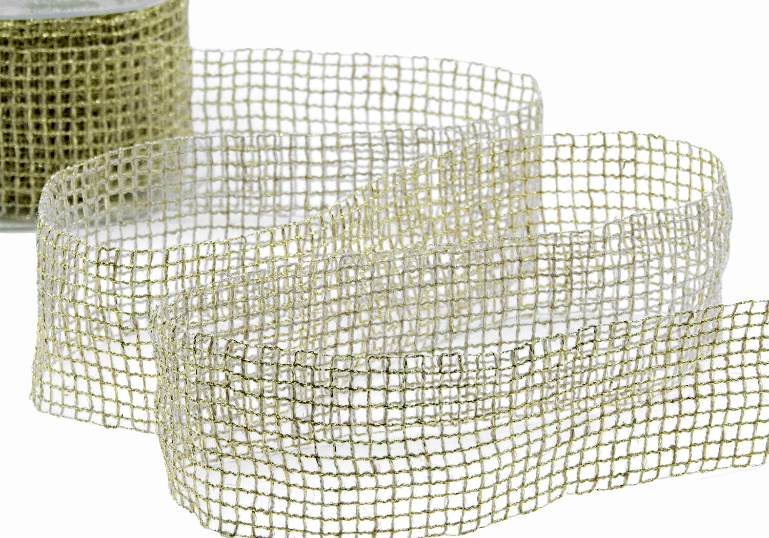rete con lino 60 mm oro