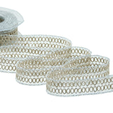 Linen Net 25 MM Silver