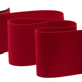 velluto doppio 100 mm rosso