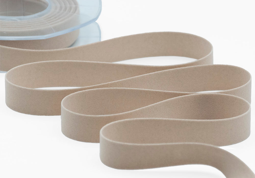 velluto doppio 15 mm beige