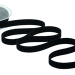 velluto doppio 15 mm nero