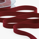 velluto doppio 15 mm bordeaux scuro