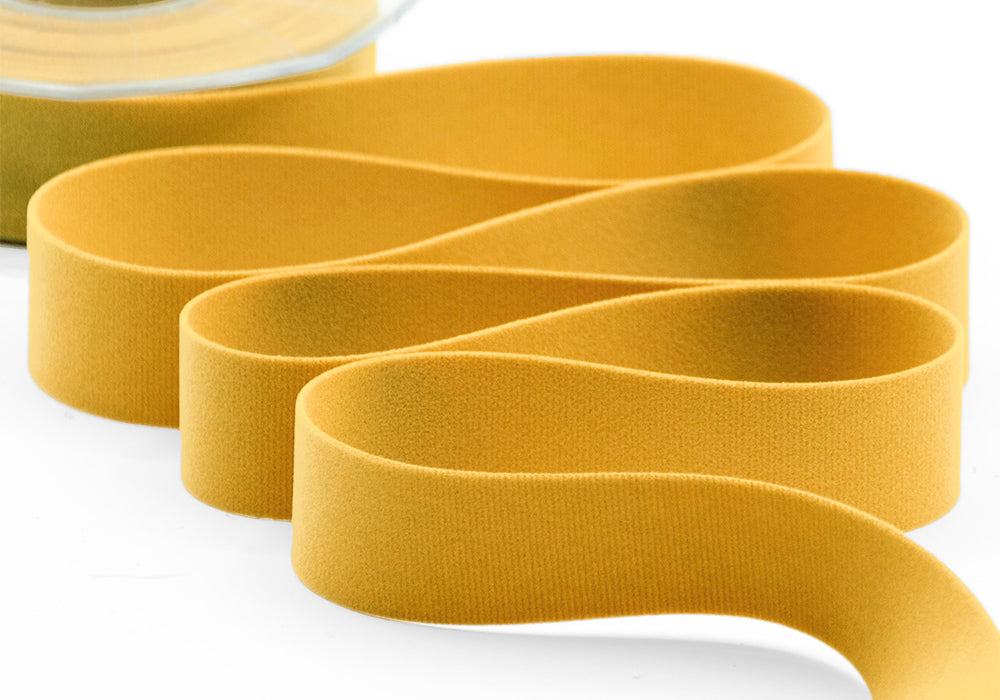 velluto doppio 25 mm oro antico