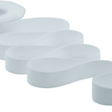 velluto doppio 25 mm bianco naturale