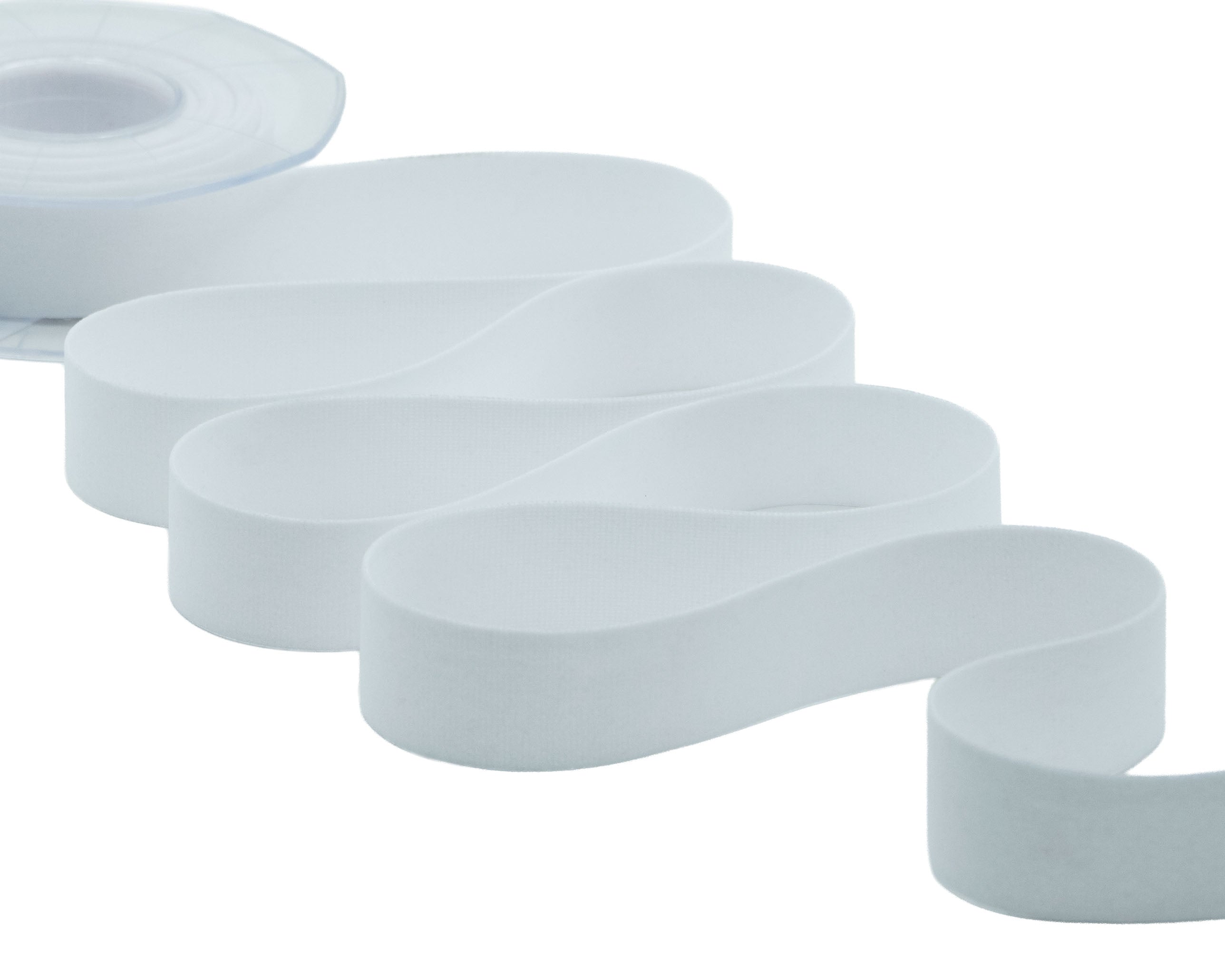 velluto doppio 25 mm bianco naturale