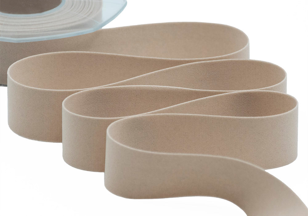 velluto doppio 25 mm beige