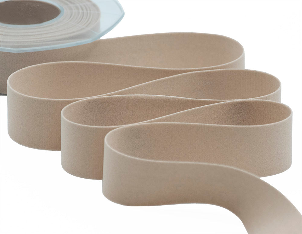 velluto doppio 25 mm beige