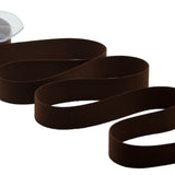 velluto doppio 25 mm marrone