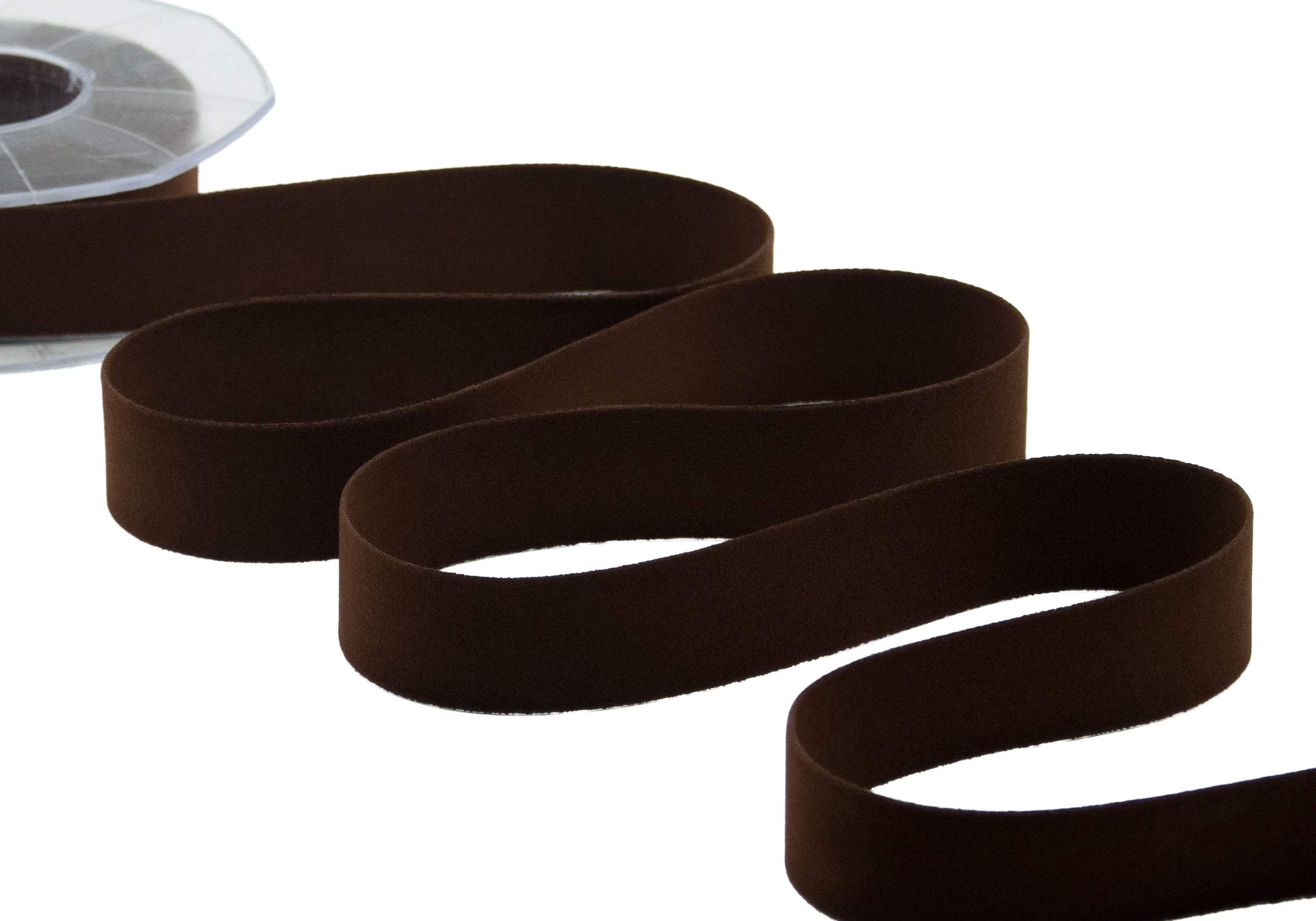 velluto doppio 25 mm marrone