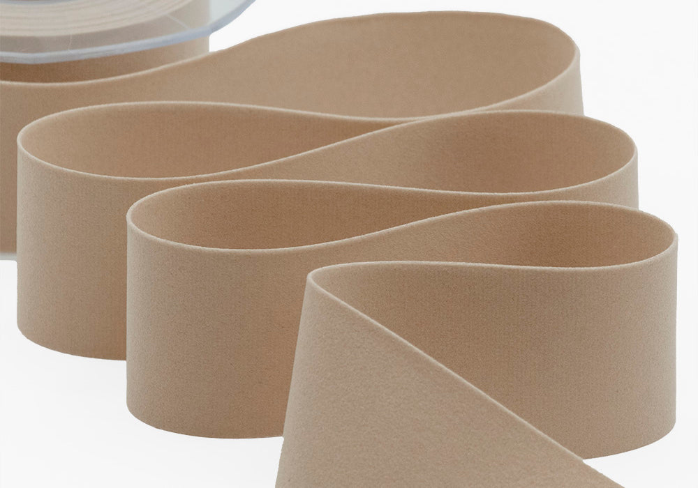 velluto doppio 40 mm beige