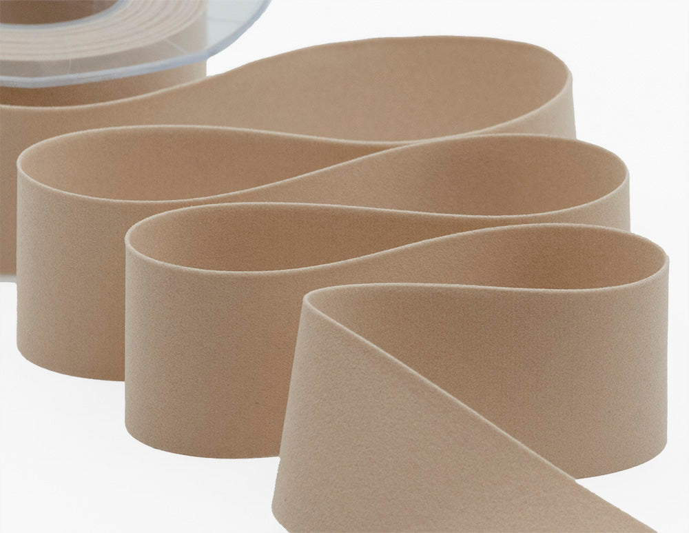 velluto doppio 40 mm beige