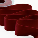 velluto doppio 40 mm bordeaux scuro
