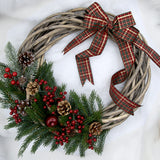 Scottish classic lurex 25 mm amaranth