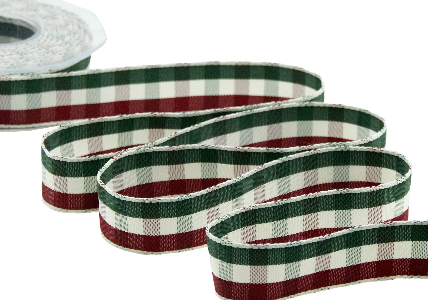 scozzese verde e rosso 25 mm multicolore