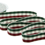 scozzese verde e rosso 25 mm multicolore