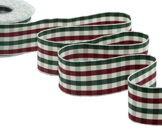 scozzese verde e rosso 65 mm multicolore