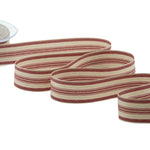 stripe rigato 25 mm amaranto