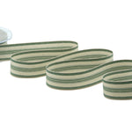 stripe rigato 25 mm verde inglese