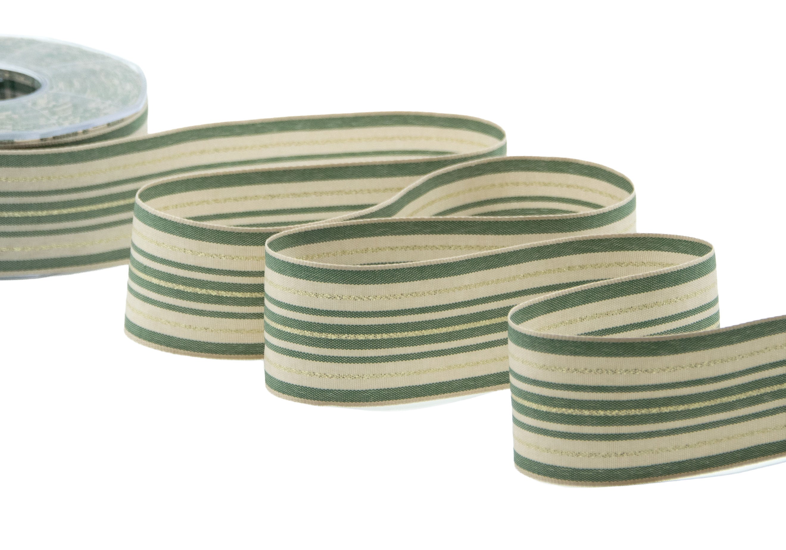 stripe rigato 40 mm verde inglese