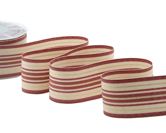 stripe rigato 55 mm amaranto